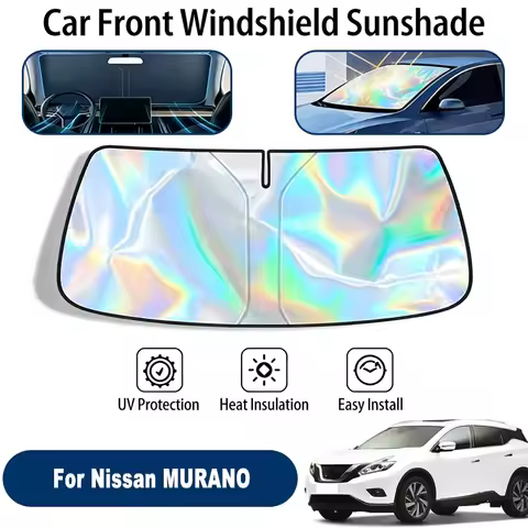 Car Windshield Sun Shade UV Reflective Sun Visor Protection Cover For Nissan Murano Z51 Z52 2008-202