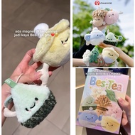 GANTUNGAN CHAGEE BES-TEA Keychain BLIND BOX CHAGEE BESTEA PLUSH KEYRING BREW CREW BESTEA BLINDBOX HA