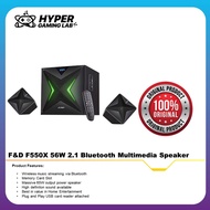 F&D F550X 2.1 Total 56W Subwoofer Bluetooth USB Reader FM Multimedia Speaker