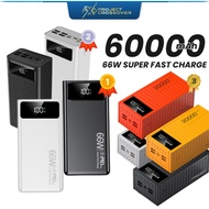 powerbank 60000mah Original With Cable Type C PD Container Fast Charging power bank batteries