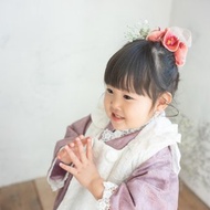 キッズ着物 振袖 日本製 kids kimono yukata pink 幼児と子供向け 和装ドレス 七五三 浴衣 レース生地