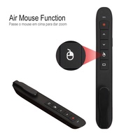 ❡✑ Rechargeable RF 2.4GHz Wireless Presenter with Air Mouse Slide PowerPoint Presentation Remote Control PPT Laser Red Control Pen