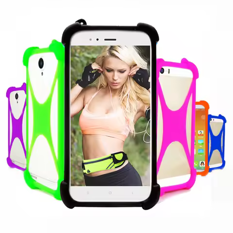 For HOMTOM ZOJI Z8 IP68 Case Universal Soft Silicone Bumper Skin Cell Phone Cover Case For HOMTOM ZO