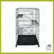 (SMALL)1101X- 3 Level Cat Cage / 3 Level Cat Cage (SMALL) [24"(L)x16.5"(W)x37"(H)]