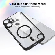 Nothing CMF Phone 2 Pro Case Frosted Transparent Magnetic Casing For Nothing CMF Phone 2 Pro 5G Phon