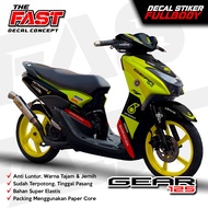 Decal Gear Fullbody Petronas Stiker Yamah Gear 125 Decal Mio Gear 125 Full Body Stiker Motor Gear 12