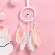 [countless1.sg] Home Pendant Gift with Light Creative Feather Dreamcatcher Home Decor Delicate