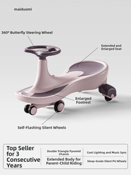 maiduomi | Tip-over Prevention Sturdy Twist Car for 1-6 Year Old Children