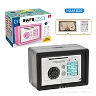 ATM กระปุกออมสินของเล่น กระปุกออมสินสําหรับเด็ก ระปุกออมสินอิเล็กทรอนิกส์ สีพาสเทลน่ารัก รูปร่างบ้าน