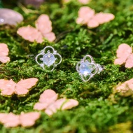 Bông Tai Bạc 4 Leaf Cỏ 4 Lá Ánh Trăng SP007023 Gypsy.lala