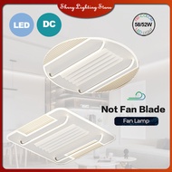 【Shrry Lighting】DC Motor Ceiling Fan With Light Round/Square LED Lighting Not Fan Blade Ceiling Fan