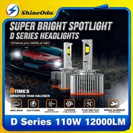 D SERIES D3S LED Car Headlights Bulbs D1S D2S D4S D5S D8S Turbo Lights 12000LM 6000K 110W Auto Lamp 