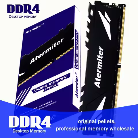 Atermiter Memoria Ram DDR4 16GB 4GB 8GB 32GB Desktop Memory Udimm 2133Mhz 2400 2666 3000 3200Mhz 360