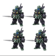 全新 重裝 x 重奏 Gundam Mobile Suit Ensemble MSE 06 - 積根 隊長 武裝強化型積根 Jegan Stark - 4粒 本體 Set  ( 重裝 重奏 高達 Gu