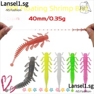 LANSELL  20PCS Silicone Baits Fishing Lure Soft Worm TPE Mini Soft Worm Fishing Lure, 40mm Length So