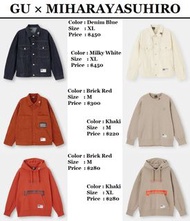 【絕版 現貨】 GU by UNIQLO × MIHARAYASUHIRO / MIHARA YASUHIRO / MMY / 三原康裕 合作系列 Vol. 1 (每款價格詳見描述)