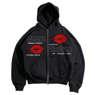 ENOCH | HOODIE ZIPPER BOXY | REDKISS | FLEECE 280-300 GSM