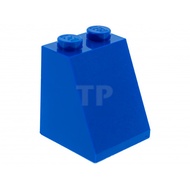 [1 Piece] LEGO Bricks and Tiles 2x2x2 Slope 65 Sky Blue ID 4653712 3678
