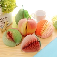 Cute Creative Apple Notes DIY Notes Note Paper n Times Stickers Fruit Handbook Shape Notes HH8W