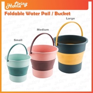 Plastic Foldable Water Pail Portable Water Bucket Baldi Air Lipat Plastik / Tong Lipat / Basin Lipat
