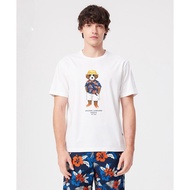 ((Pure Cotton New Style) Hazzys Men Women Same Style Short-Sleeved T-Shirt Casual Round Neck Printed