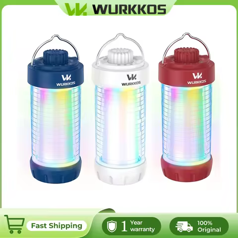 Wurkkos CL01 550LM RGB 550LM Rechargeable LED Flashlig Camping Lantern Power Bank Magnetic Work Ligh