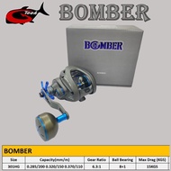 G TECH BOMBER 301HG JINGGING REEL BC TYPE FISHING REEL LEFT HANDLE