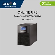 Prolink [2KVA | 1800W | Pure Sine-Wave] Online Smart UPS Uninterruptible Power Supply Power Backup B