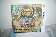 3DS The Snack World 點心世界 日版(中古)【数量限定封入特典】限定ジャラ「クリスタルソードα 」 同