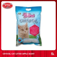 MANOON SEE SAND Crystal Cat Litter 5L (Apple) ทรายแมวคริสตัล กลิ่นแอปเปิ้ล ขนาด 5 ลิตร