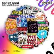 Band Stickers | Indie Band Sticker | Waterproof Vinyl Sticker | Pattern Cutting Sticker