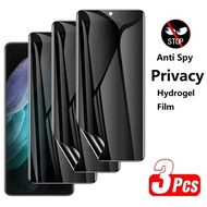 HMD Vibe 3pcs HD Anti Spy Privacy Hydrogel Film For HMD Vibe Skyline Ridge Pulse Pro Plus Hyper Cres