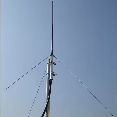 1/4 wave Professional GP Antenna 5 frequency point aluminum alloy antenna FM transmitter antenna no 