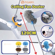 FIGARO Ceiling Fan Cleaner Feather Duster Microfiber Extendable Duster Cleaner Magiclean Duster Fan 