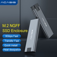 Acasis NVME M2 SSD Case SATA To USB 3.1 SSD Disk Case 10Gbps M.2 NVME NGFFSATA MB Key External Hard Drive Enclosure Box