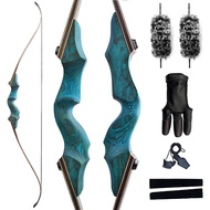 20-60lbs 60inch Recurve Bow for Adults Takedown Bow Right Hand Left Hand Wooden Bow for Beginner Out