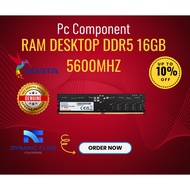 RAM ADATA VALUE DDR5 PC RAM 16GB 5600MHZ