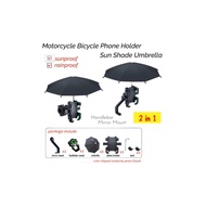 MIRROR BICYCLE PHONE HOLDER SUN SHADE UMBRELLA