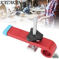 KATAKAN T Track Clamp, Adjustable Aluminum Alloy T Track Clamps Kit, Accessories Red T Slots T Track