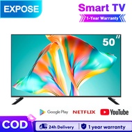 Expose 50 inch TV Smart tv 50"/55"/65" android led TV flat screen tv 4k FHD smart tv Android 11.0 Black television