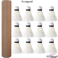 ROSEGOODS 3/6/12Pcs Badminton Shuttlecock, Professional Stable Badminton Balls,  Sport Accessories T