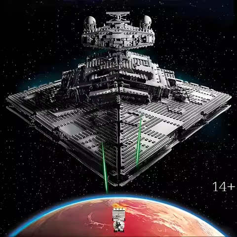 2025 Imperial Star Destroyer compatible with 75252 reinforced building blocks, super great birthday 