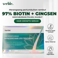 [COD] Verble Hair Growth Serum – Membantu Pertumbuhan Rambut & Folikel Lebih Sihat (7 Botol x 5ml) #