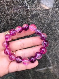 [HCM]VÒNG TAY THẠCH ANH ƯU LINH TÍM