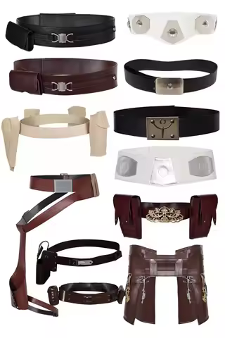 Jedi Belt Knight Anakin Cosplay Belts Movie Space Battle Princess Leia Obi Cos Wan Temple Guard Padm
