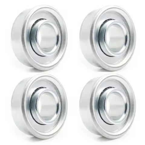Fushi 4pcs Wheel Lawn Mower 12.7x28.6x11.1 mm Tractor Lawn Wheels ID 1/2" X OD 1-1/8" Tractor Wheele