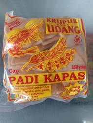 Kerupuk Udang Cap Padi Kapas Asli Indramayu Gurih dan Renyah 250 gram