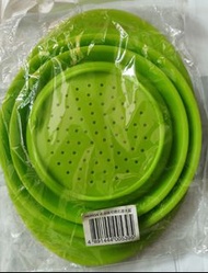 點點綠可摺式瀝水籃