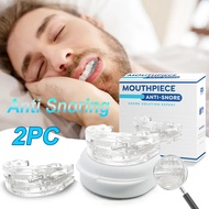 2Units Anti Snoring Bruxism Mouth Guard Teeth Bruxism Sleep Apnea Guard Snoring Mouth Guard Snoring 