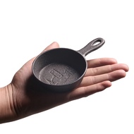JIANG 8.5CM Cast Iron Skillet Non-stick Mini Egg Frying Pan for Kitchen Cookware